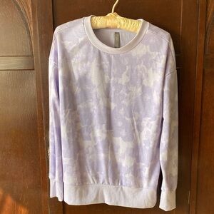 Mondetta Purple Tie-Dye Sweatshirt